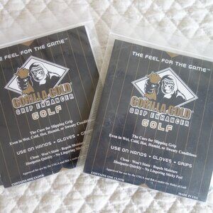 Two GORILLA GOLD Grip Enhancers – Golf